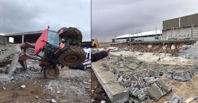 Konya Kadınhanı&#039;da besihane inşaatında duvar çöktü: 3 ölü, 1 yaralı