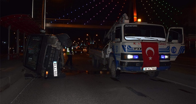 Malatya&#039;da kaza: 1 ağır yaralı