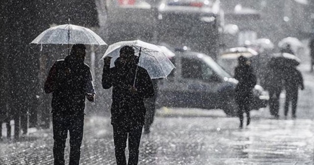 Meteoroloji Genel Müdürlüğünden kuvvetli yağış uyarısı yapıldı