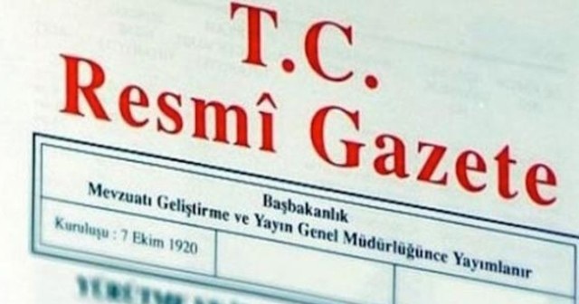 Rektör ataması ve bazı kararlar Resmi Gazete&#039;de