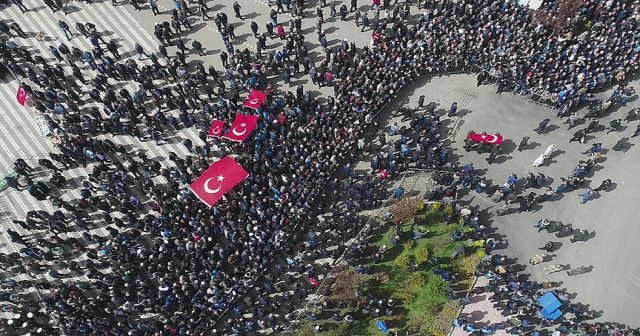 Şehit Jandarma Uzman Çavuş Tokur son yolculuğuna uğurlandı