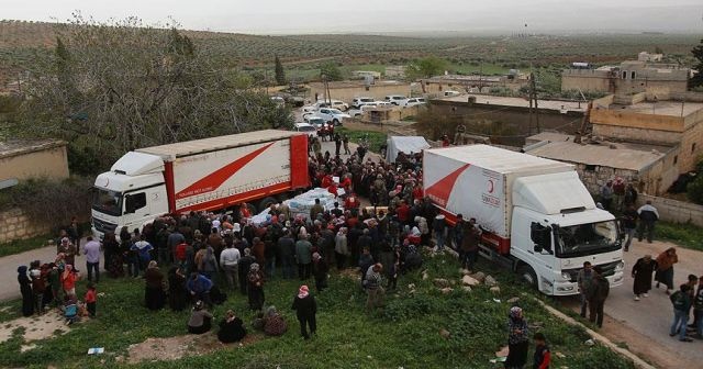 Türk Kızılayı Afrinli sivillerin yanında