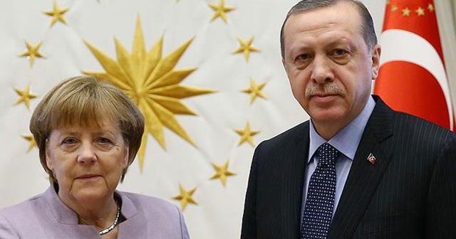 Cumhurbaşkanı Erdoğan Merkel ile görüştü