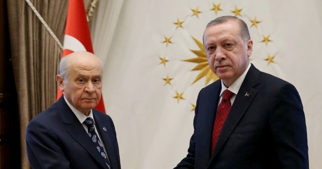 Cumhurbaşkanı Erdoğan ile MHP Genel Başkanı Bahçeli görüşmesi sona erdi