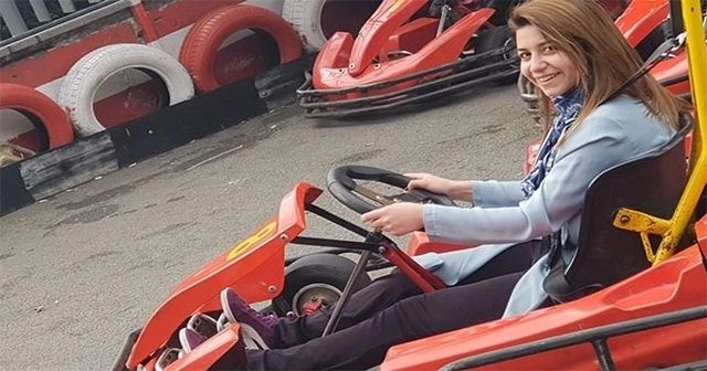 Go-kart pistinde feci kaza!