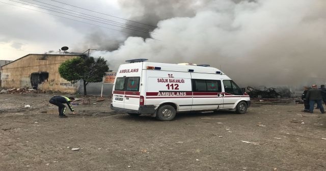 Iğdır’da tüp dükkanında patlama