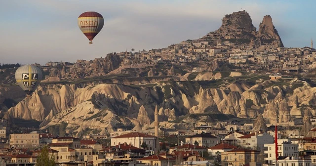 Kapadokya’da balon turları iptal edildi!