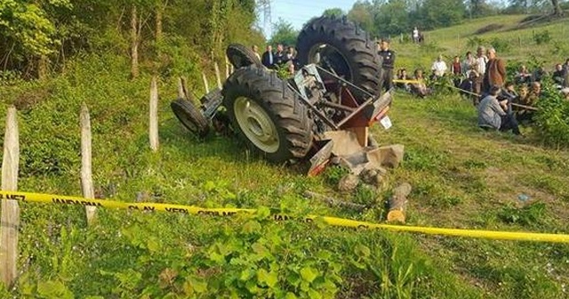 Kullandığı traktörün altında kalan çiftçi öldü