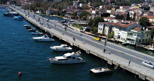 Sarıyer sahiline korkuluk takıldı