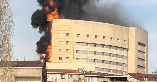 Taksim Eğitim ve Araştırma Hastanesi&#039;nde yangın