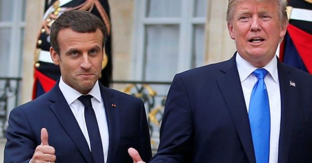 Trump, Macron&#039;u Beyaz Saray&#039;da ağırlayacak