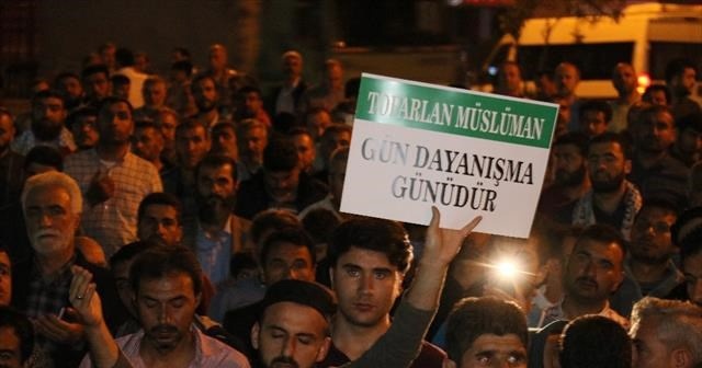 Adana’da Kudüs protestosu