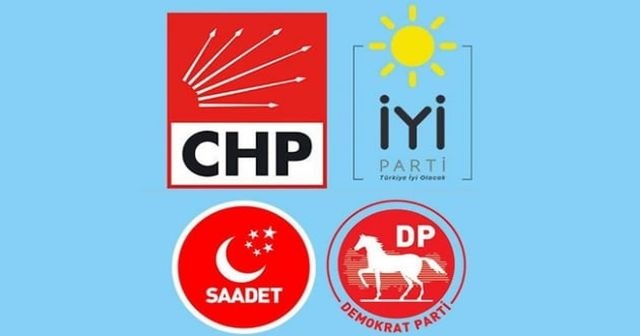 CHP-İYİ-SP-DP’nin ittifak açıklaması hafta sonuna ertelendi