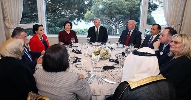 Erdoğan Danıştay'ın kuruluş yılı yemeğine katıldı