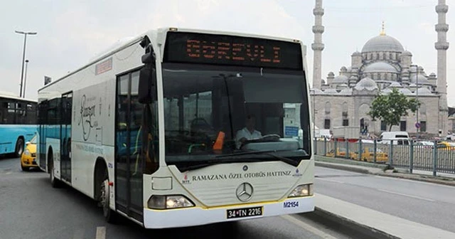 İETT&#039;den ramazana özel otobüs hatları