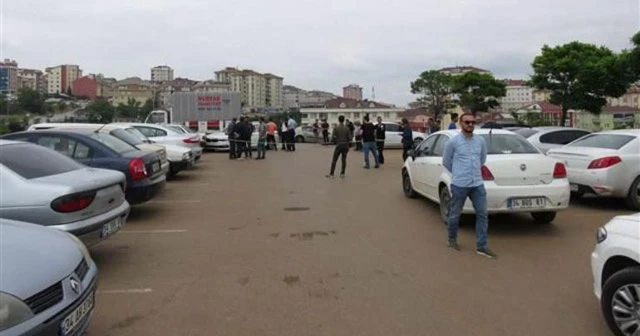 İstanbul'da sıcak dakikalar! Hastanede otoparkında çatışma