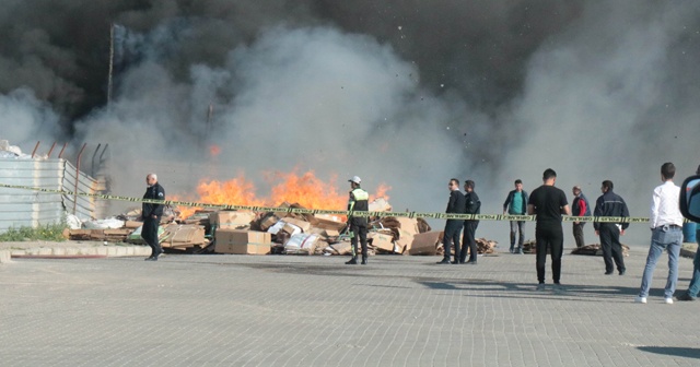 Kırşehir OSB&#039;de yangın çıktı