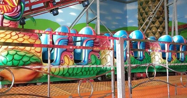 Lunaparkta korkunç olay! Küçük çocuğun ayağı koptu