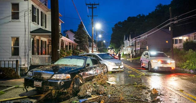 Maryland&#039;de sel hayatı felç etti