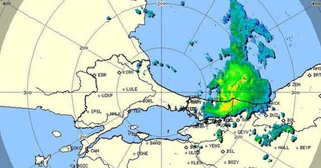 Radarda dikkat çeken görüntü! İstanbul&#039;un tamamında etkili olacak