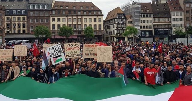 Strasbourg’dan Filistin’e destek