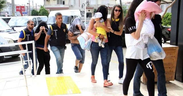 Alanya’daki operasyonda 20 kişi gözaltına alındı