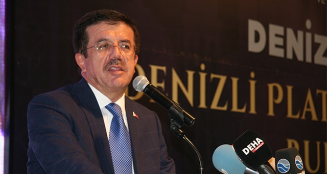 Bakan Zeybekci esprili bir dille iş adamlarından oy istedi