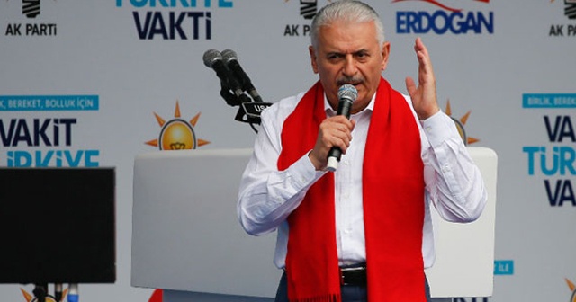 Başbakan Yıldırım: FETÖ&#039;sü, Kandil&#039;i içerideki sponsorları &#039;Tayyip Erdoğan gitsin&#039; diyor