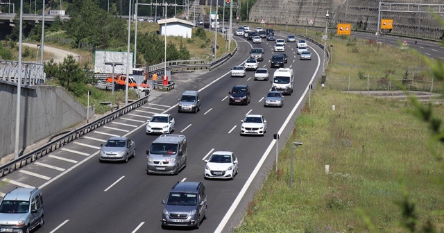 Bolu’da bayram trafiği yoğunluğu