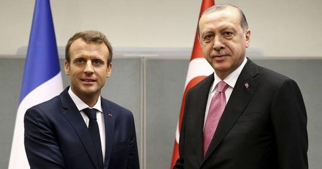 Cumhurbaşkanı Erdoğan, Franca Cumhurbaşkanı Macron ile telefonda görüştü
