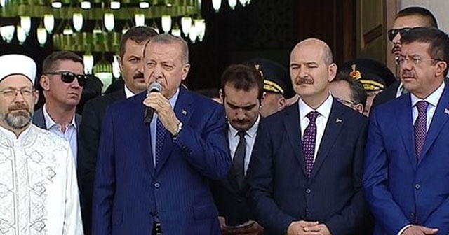 Cumhurbaşkanı Erdoğan: Terörü ayaklarımızın altına alarak yok edeceğiz