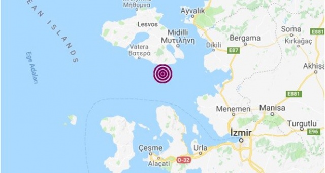 Ege Denizi&#039;nde deprem