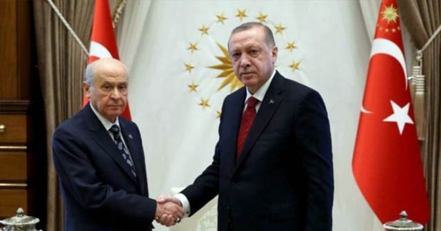 Erdoğan Bahçeli görüşmesi sona erdi