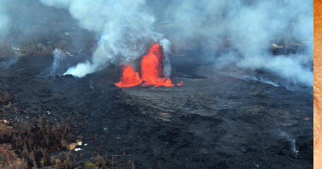 Hawaii&#039;de lav nehri 87 evi kül etti