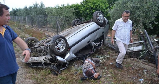 Kozan&#039;da trafik kazası: 1 yaralı