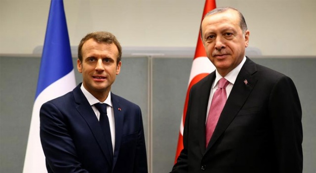 Macron&#039;dan Erdoğan&#039;a tebrik