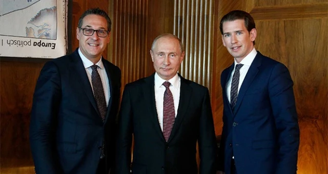 Putin Viyana'da ziyaretlerde bulundu