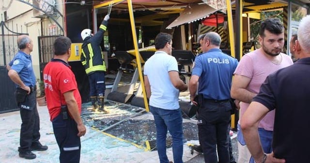 Adana&#039;da gaz sıkışması sonucu patlama