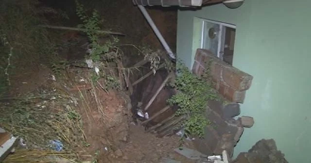 Beykoz'da duvar çöktü:1 ölü 1 yaralı