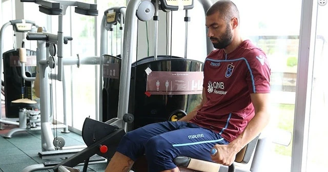 Burak Yılmaz ve Abdulkadir salonda çalıştı
