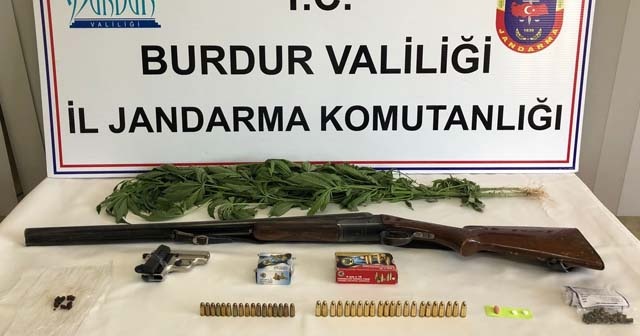 Burdur&#039;daki uyuşturucu operasyonu