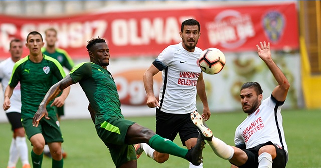 Bursaspor, Ümraniyespor&#039;u 2 golle geçti