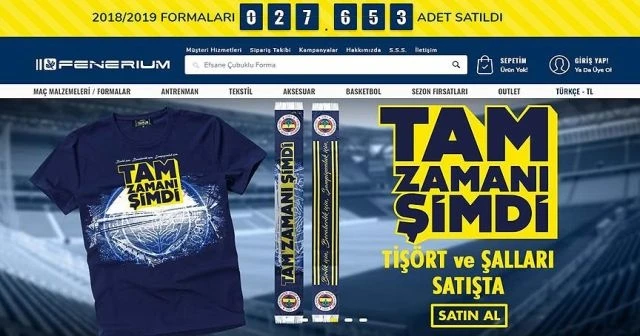 Fenerbahçeliler forma satışını &#039;sayaç&#039;tan takip edecek