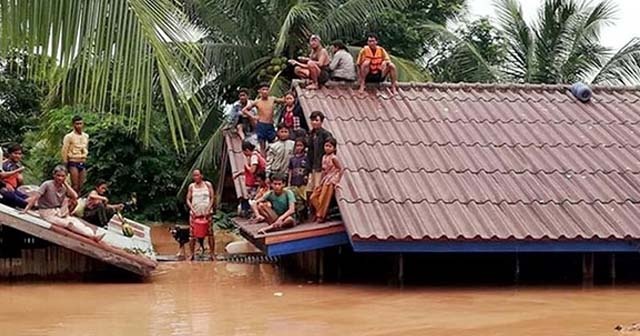 Laos&#039;ta çöken barajda 24 kişi yaşamını yitirdi