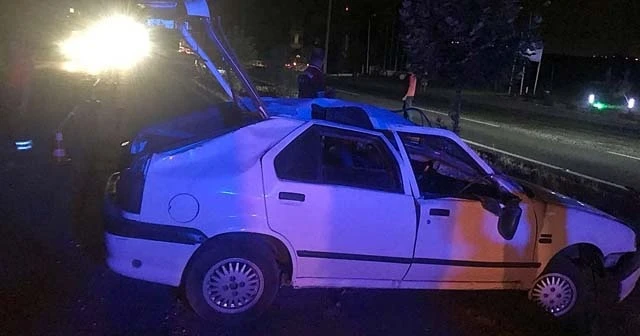 Otomobil takla attı: 4'ü çocuk 5 yaralı