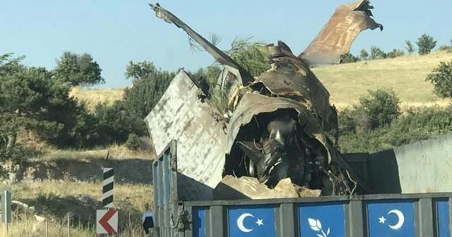 Roket parçası olduğu düşünülüyor! Vatandaşların bulduğu enkaz kaldırıldı