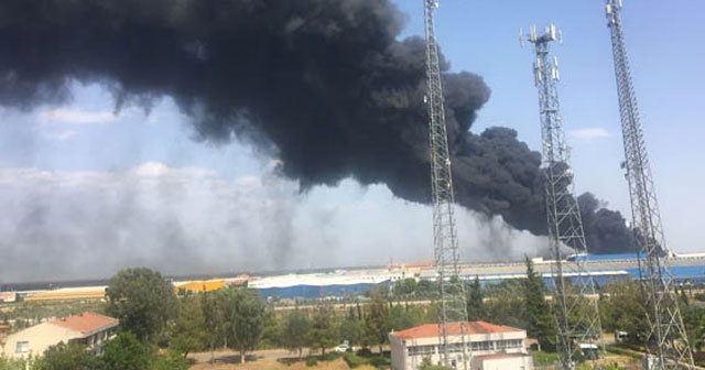 Antalya OSB&#039;de büyük yangın