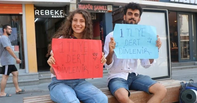 1 liraya dert dinleyerek şehir şehir dolaşıyorlar