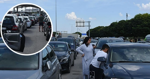 Bayram yoğunluğu başladı, kuyruk 3 kilometreyi geçti
