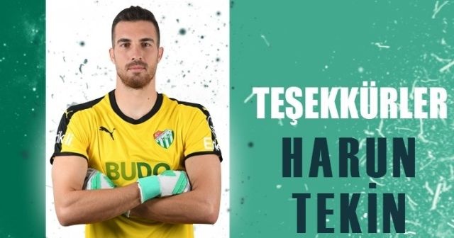 Bursaspor&#039;dan Harun Tekin&#039;e teşekkür